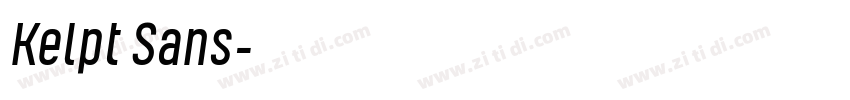 Kelpt Sans字体转换